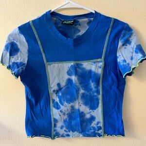 Y2K Tie Dye Crop Top